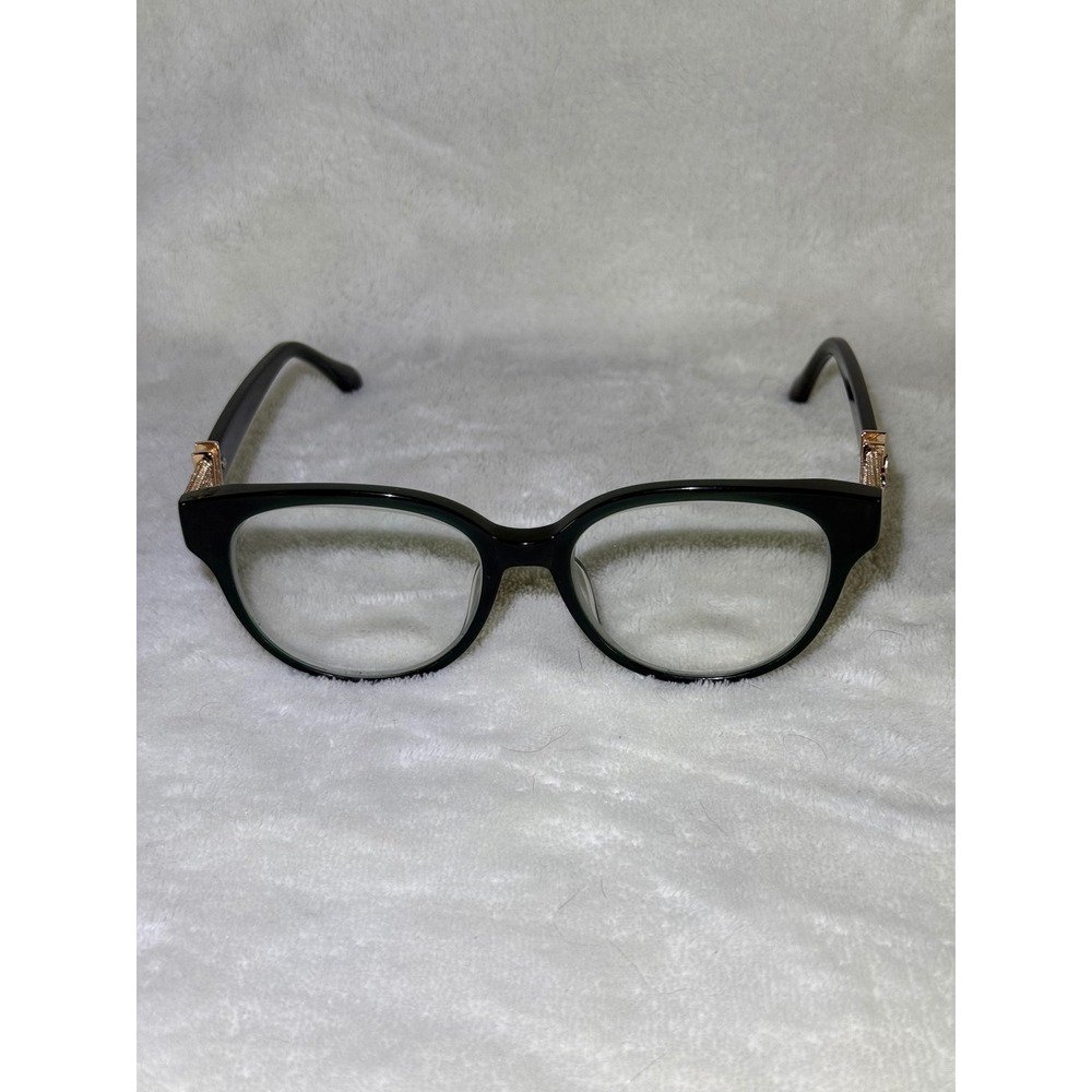 Chopard Eyeglasses Women OS Black Happy Heart Mesh Luxury Frames 80/80